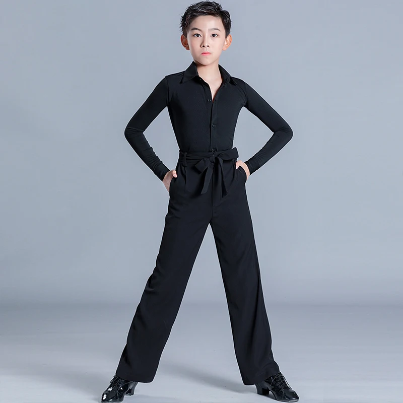 Nuevo traje de baile latino para niños, pantalones de baile de salón estándar para niños, pantalones de baile de vals Cha VBH1695