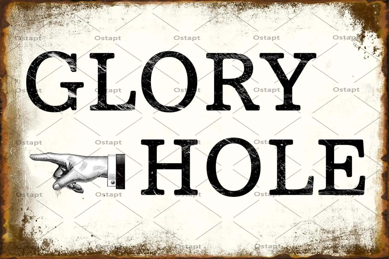 Glory Hole Funny Tin Sign Game Room Wall Decor For Cafe Bar Pub Home Coffee Beer Garage Kitchen Bathroom Door Garden Man Cave