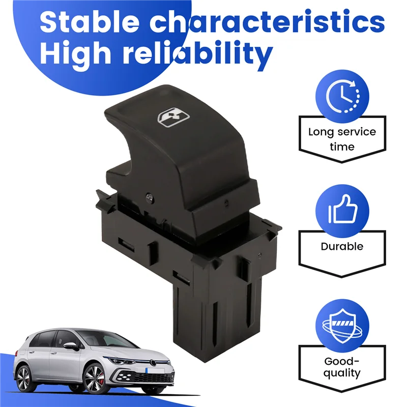 

A73X-Car Window Glass Lifter Switch 5GG959855 For VW Golf 2012-2021 Window Control Switch Car Accessories