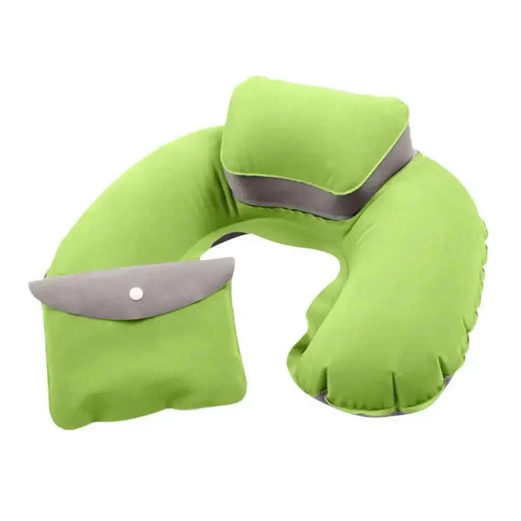 Pillow Inflatable Cushion Memory Foam Foldable Travel Plane Neck Super Soft Pillows Air