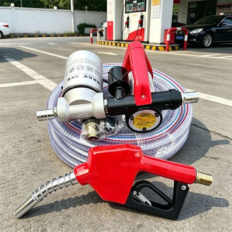 

Electric Diesel Oil Pump Self-Priming Pump Automatically Stop Electric Oil Pump Metering Fuel Dispenser Refueling Pump