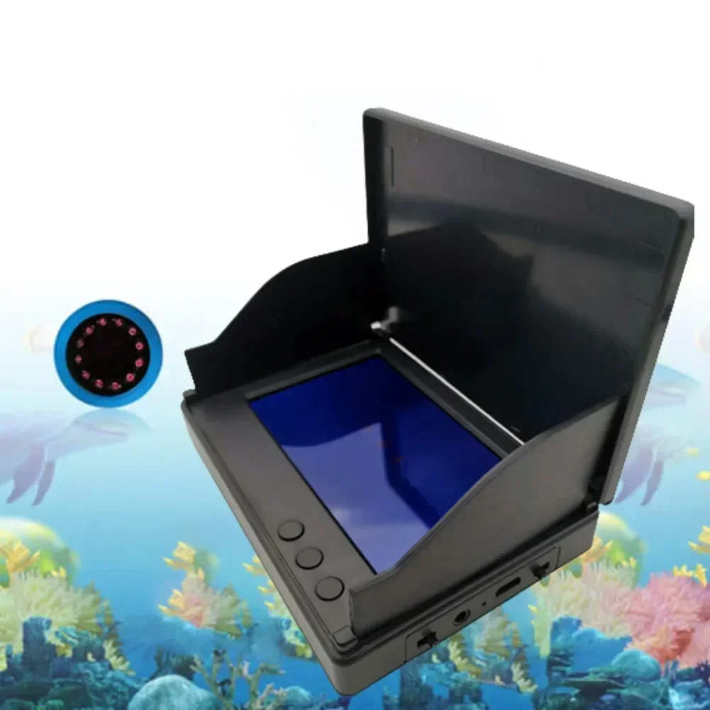 

Soverup Fish Finder LCD 4.3 Inch Display Underwater Fishing Camera Screen Waterproof IPS 800x480 10 Hours Endurance Tackle Tools