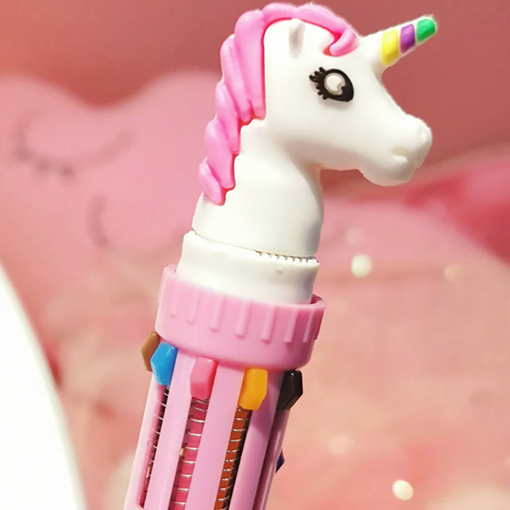 

4 Pcs Multicolor Ballpoint Pen Note Taking Pens Colorful Retractable Handbook