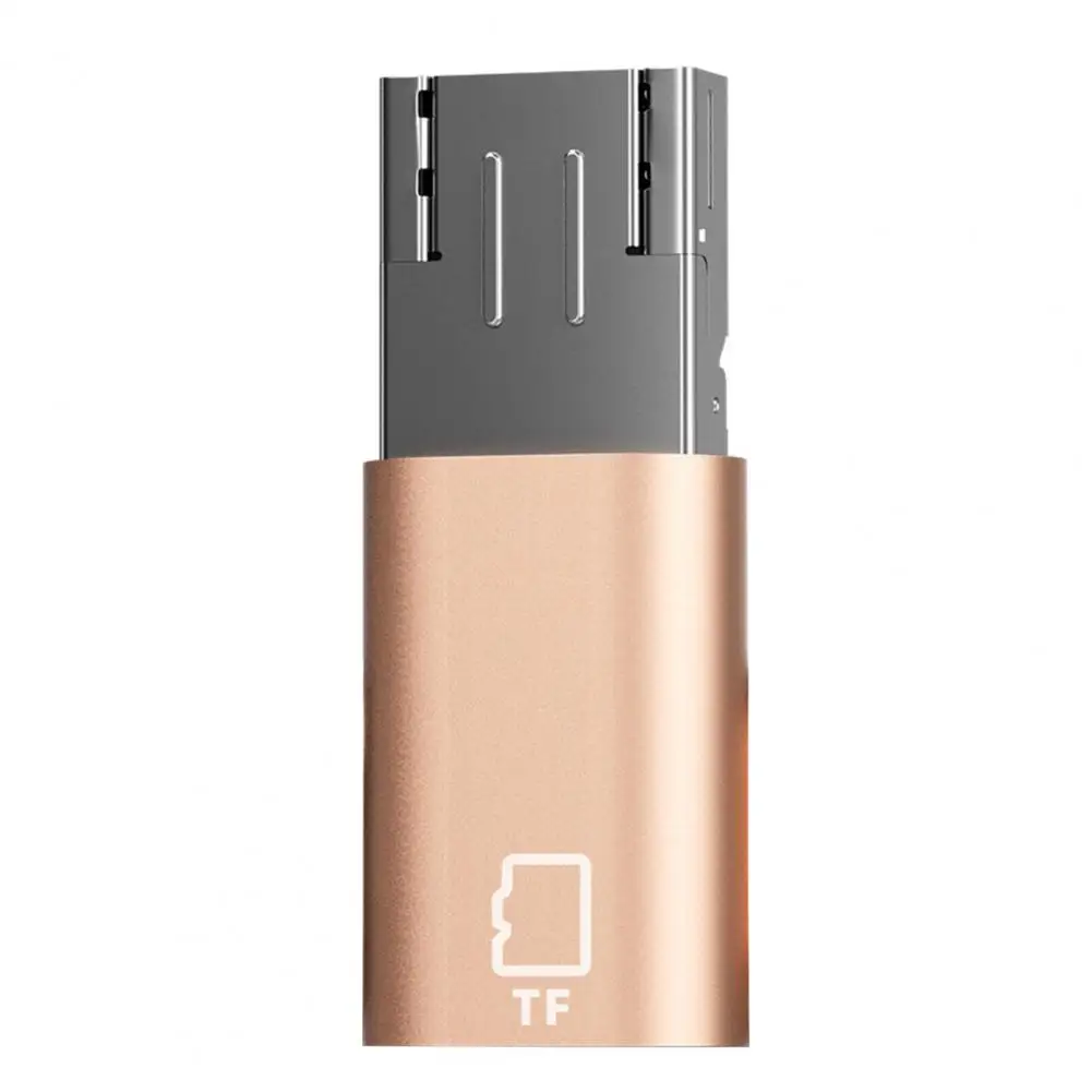 Otg Card Reader Universal 2-in-1 Sd Tf Memory Card Reader High-speed Plug-and-play Compact Size No Driver Usb-c Card Reader