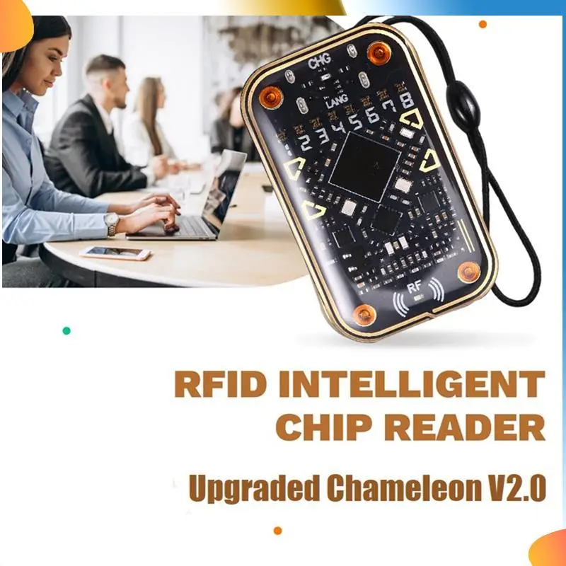 B48A Chameleon Ultra V2.0 RFID Smart Chip Reader Smart Card Emulator+2X8268 Keychain 125K 13.56M Card Decode NFC Duplicator