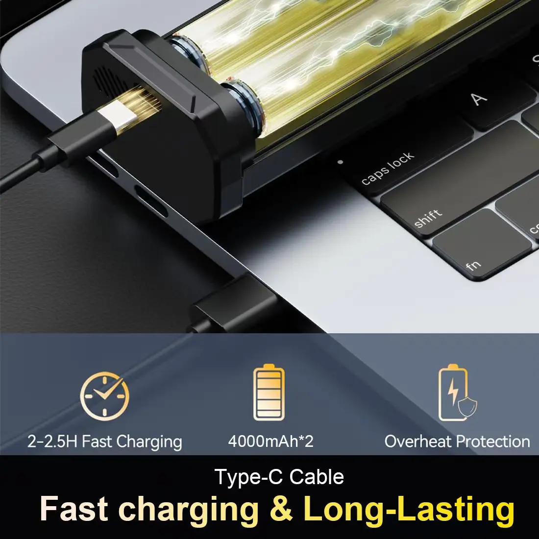 QILILAI Upgraded Handheld Turbo Jet Fan，Multiple nozzles, LED light，150000RPM Powerful Compressed air Duster for Car/PC