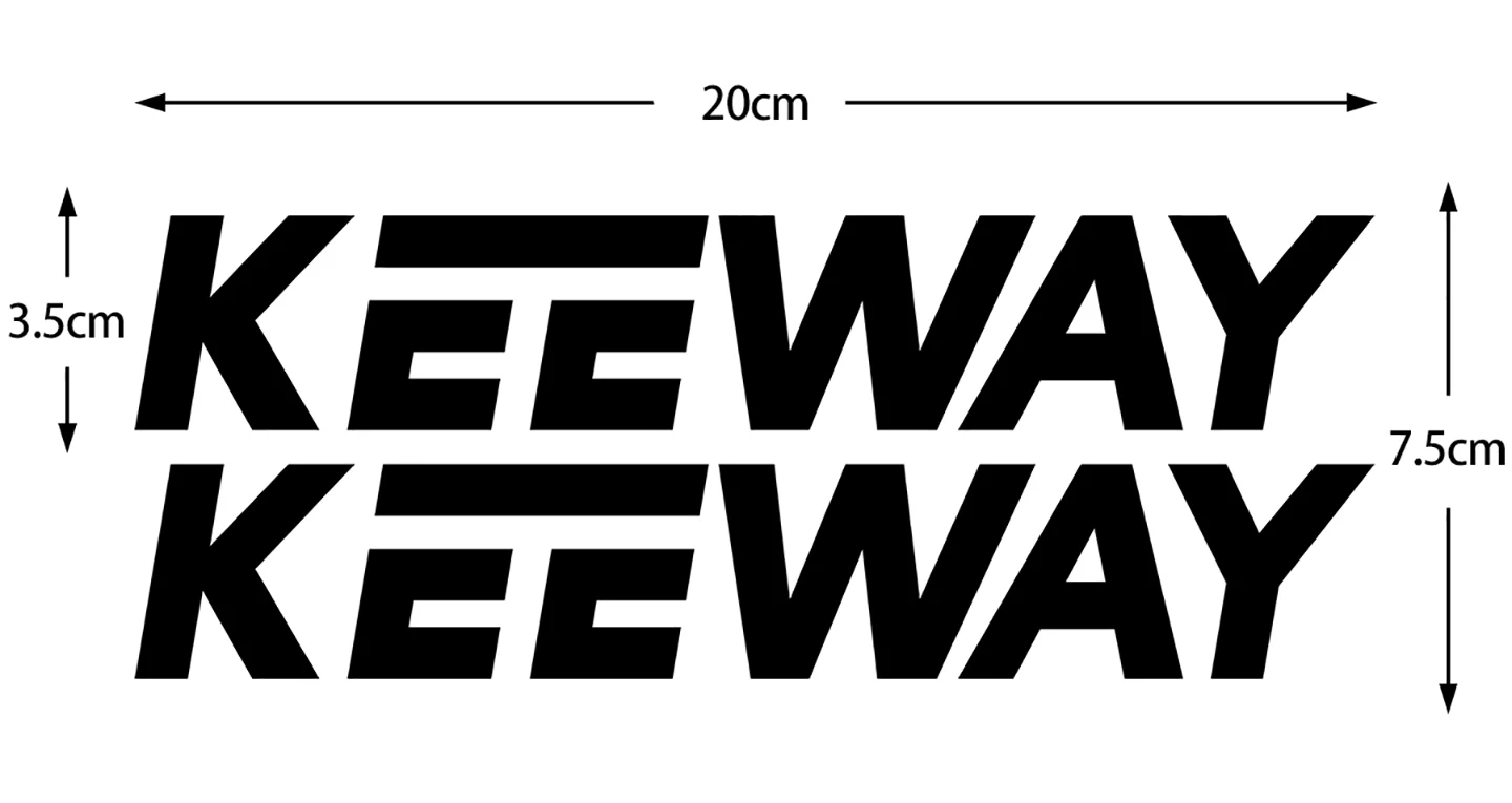 KEEWAY Full Series Waterproof Decals XDV Blueshark F-Act 50 RKR125 RKF V-Cruise Motorcycle Fairing Decor Stickers Sunproof