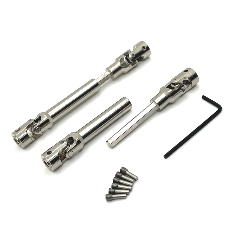 Metal Upgraded Front and Rear Transmission Shafts RC Car Parts Fit For Huangbo 1/10 R1001 R1002 R1003 RC Car Accessories