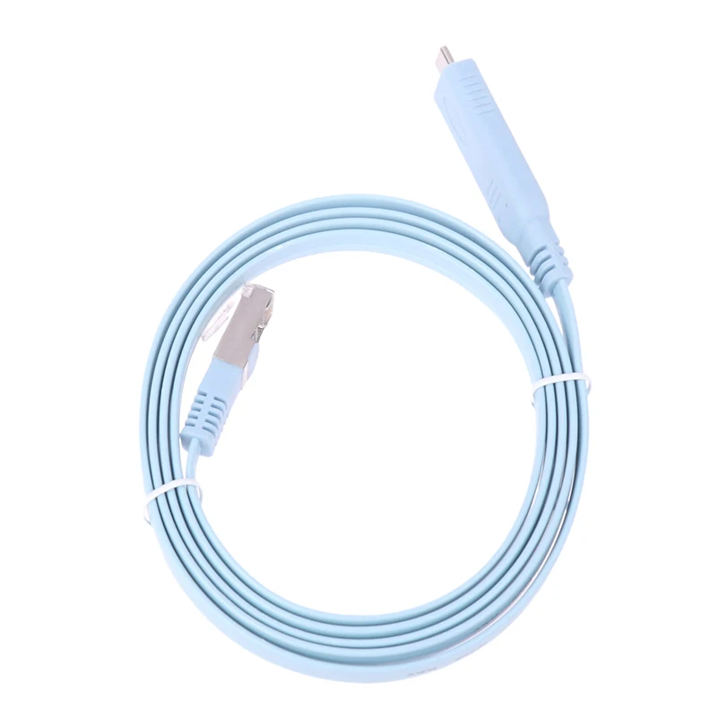 USB C 3.1 To RJ45 Console Cable FTDI Chip Serial Wire RS232 For Cisco Router RJ 45 Converter Switch Line Type-C Extension Cables