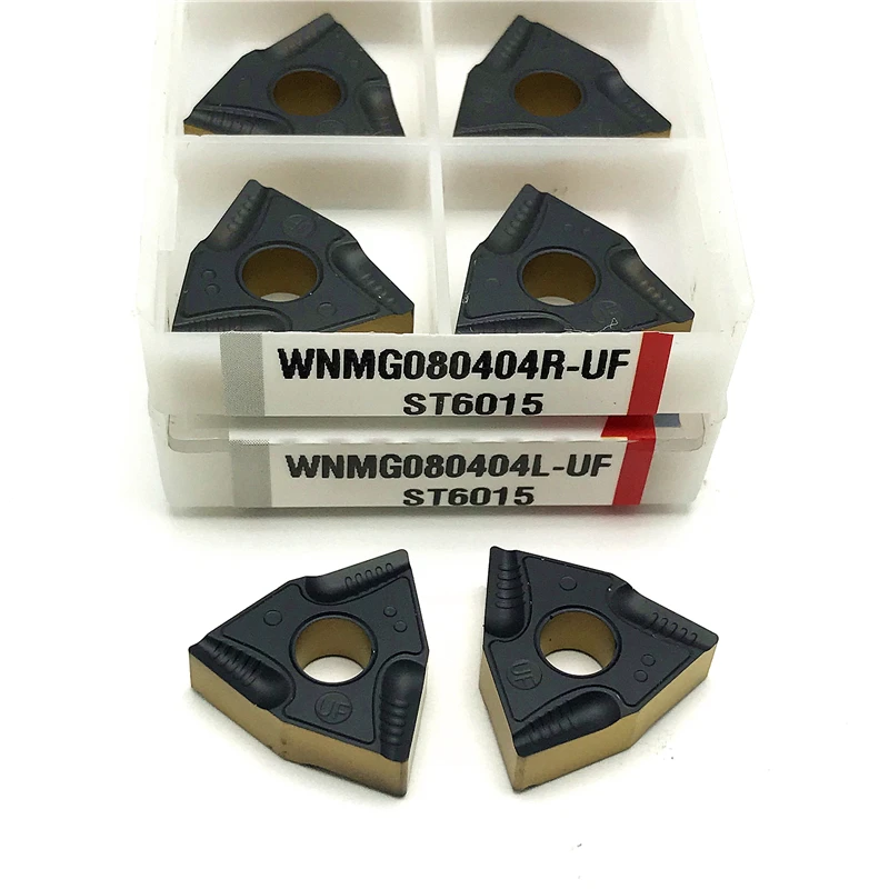 ステンレス鋼外部旋削工具、超硬インサート、CNC旋盤工具、機械加工、wnmg080404r、WNMG080408R-UF
