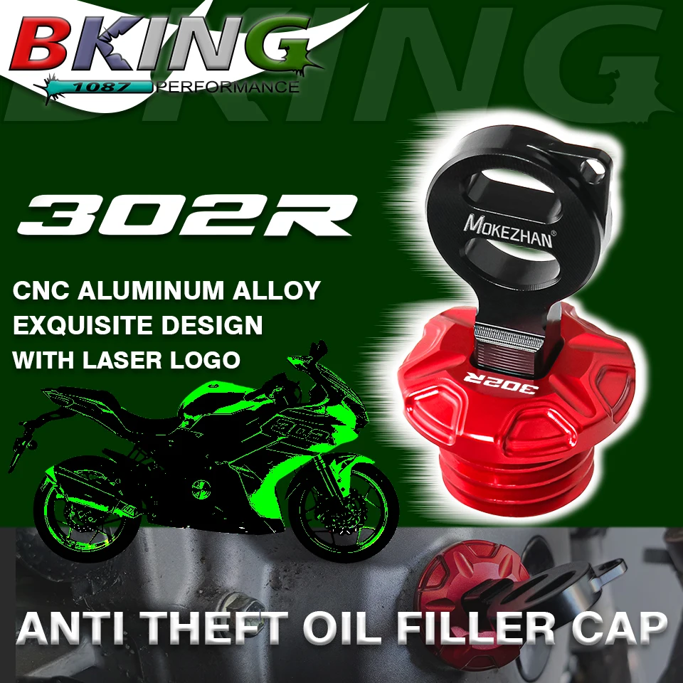 Newest Tamper Resistant Anti theft Engine Oil Filler Cap Parts For Benelli Tornado 302R 302 R 252R 302S 302 S Accessories