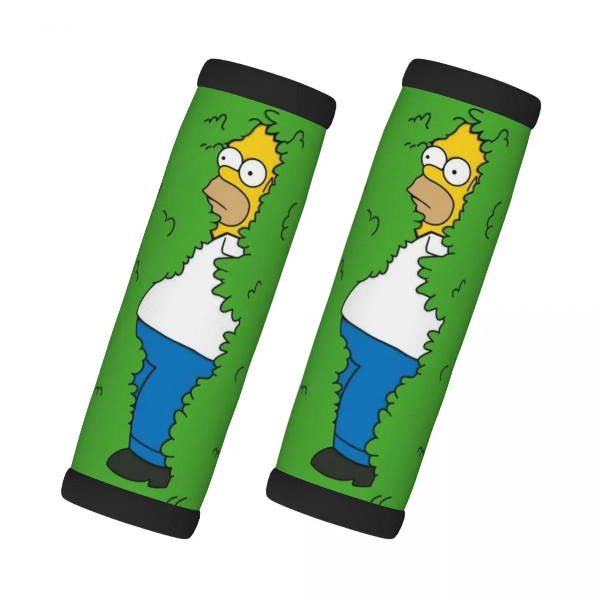 

Custom The Simpsons Bart Luggage Handles Wrap Grips 2 Pcs Handle Grip For Travel Bag Luggage Suitcase Airplane Comfortable