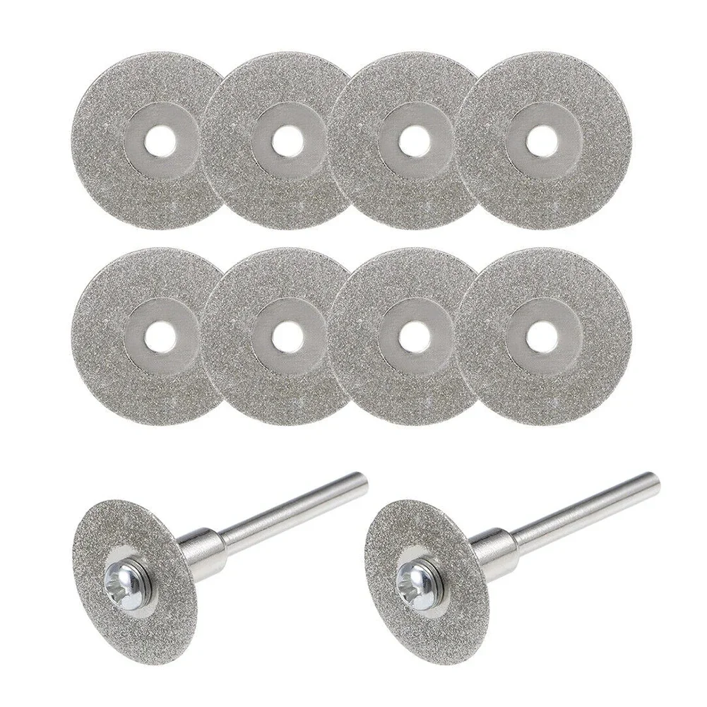 12 pçs/set 18mm disco de corte diamante lâmina serra circular telha vidro metal cortar ferramentas abrasivas para dremel ferramenta rotativa novo