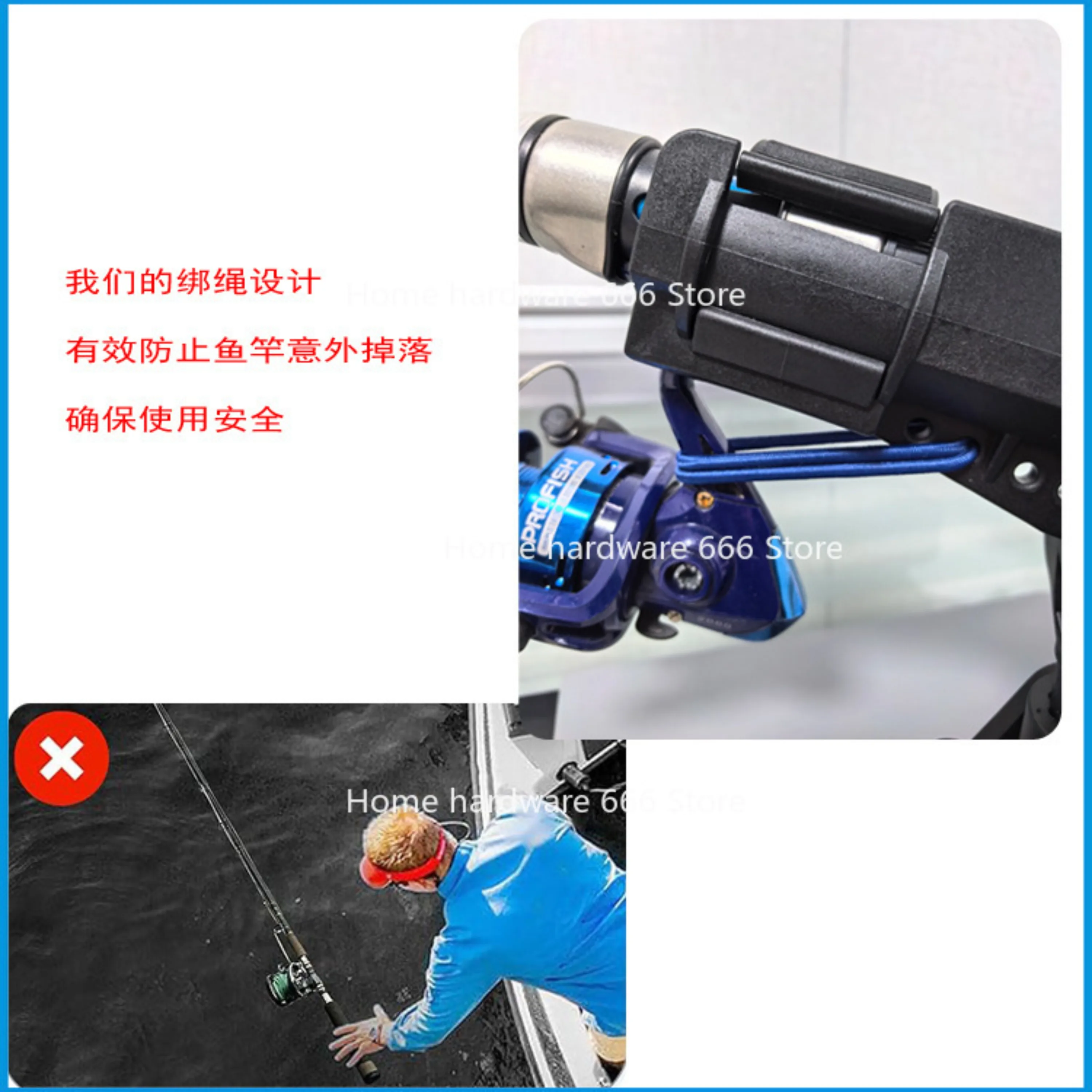 

Держатель удочки для рыбацкой лодки, кронштейн для удочки для каяка, розетка для удочки для надувной лодки, аксессуары для морских снастей