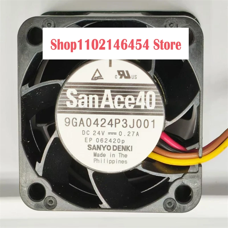 

1 шт. для Sanyo Denki 9GA0424P3J001 DC 24 В 0,27 А 40x40x28 мм 4-проводной охлаждающий вентилятор