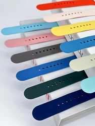 Silicone Band For Apple Watch straps Ultra 2 49mm 45mm 44-40mm 41mm sport bracelet Apple Watch series 10 42mm-46mm 8 7 6 5 SE 9