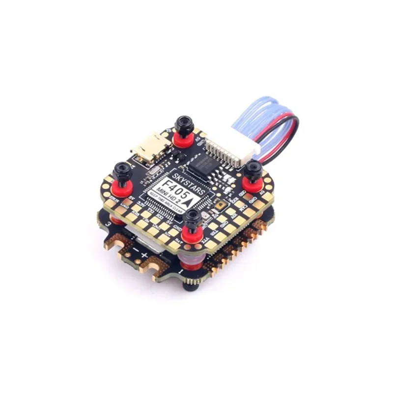 Skystars F4 Mini HD Flight Controller / KM35 35A 3-6S ESC Stack 3-6S 20x20MM Flytower support DJI HD VTX O3 For FPV drone