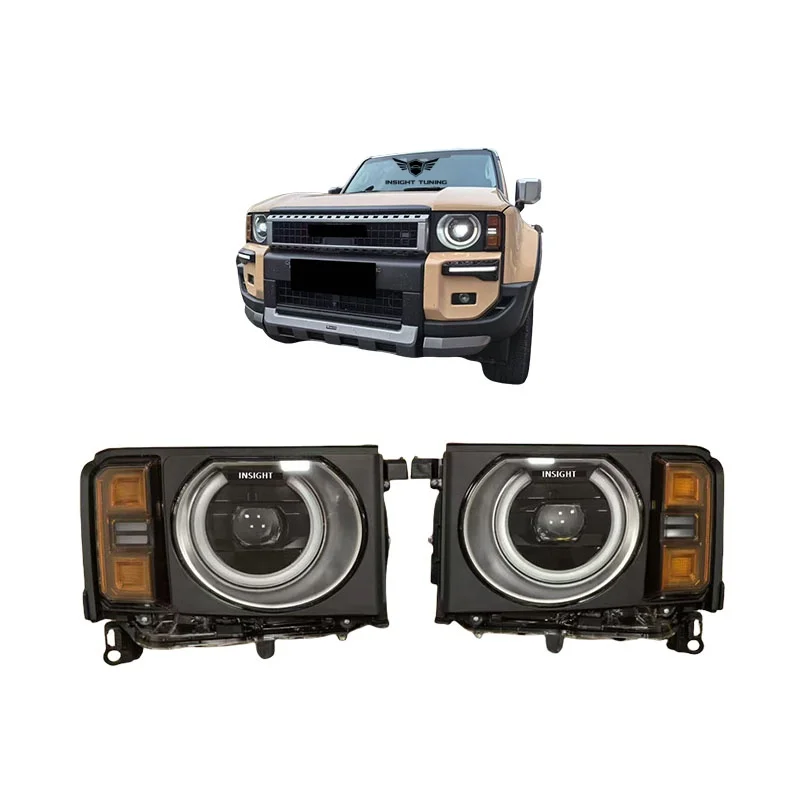 

High Quality Car Accessories LED Headlights Headlamp For Toyota Land Cruiser Prado LC250 2024 2025 BX TX Head Lights