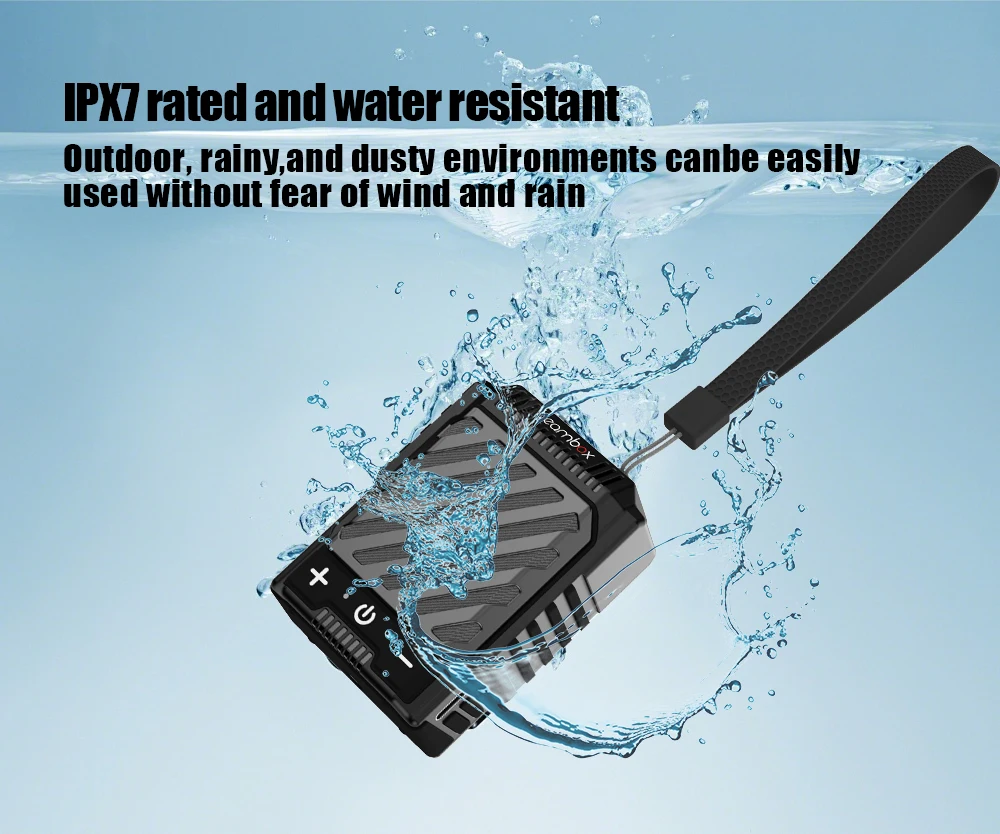 2024 Best Seller AMZ Mini altoparlanti wireless portatili impermeabili IPX7 Altoparlanti indossabili clip-on alimentati a batteria per uso esterno