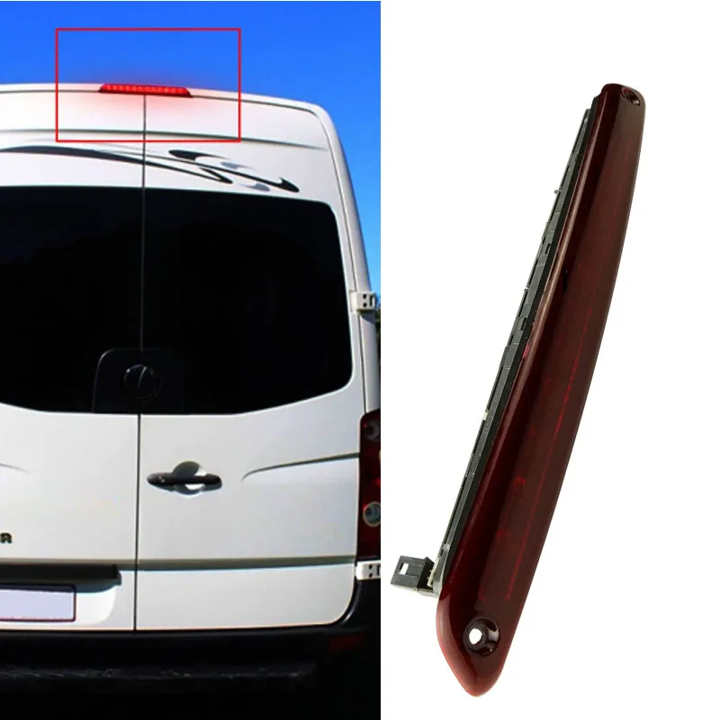 

Высококачественный блок стоп-сигналов для Mercedes Benz Sprinter 2006-2017 и VW Crafter, красный светодиодный третий стоп-сигнал AA9068200456