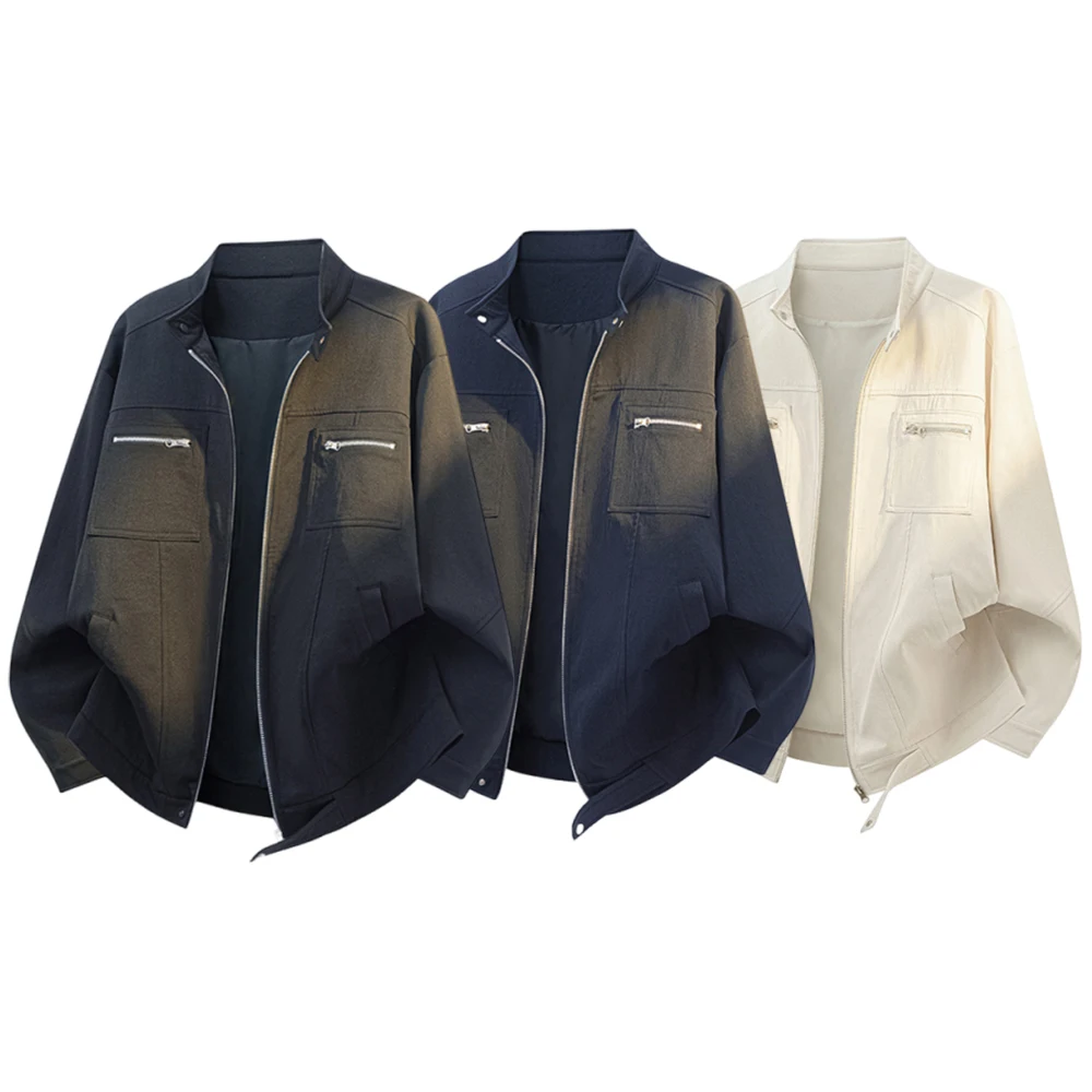 

Мужская повседневная парусиновая куртка American Harrington, рабочая одежда больших размеров M-8XL с коротким воротником-стойкой, крутой и стильный топ