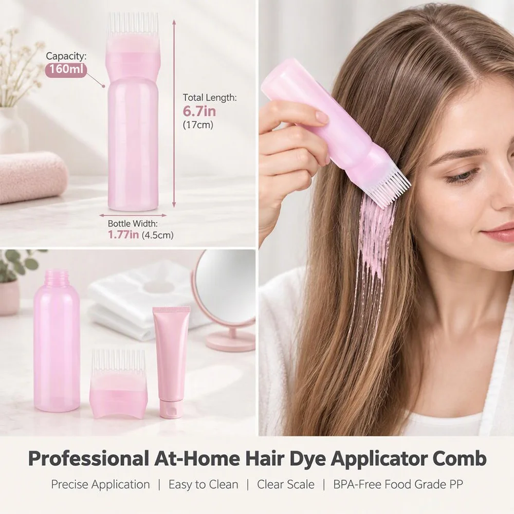 frasco-recarregavel-de-160ml-para-tintura-de-cabelo-com-pente-aplicador-multicolorido-plastico-para-salao-Oleo-coloracao-de-cabelo-ferramenta-de-estilizacao-e-cabeleireiro