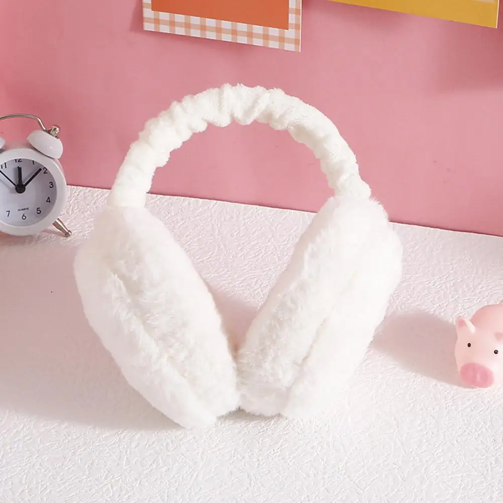 Soft Plush Ear Warmer Winter Warm For Women Men Fashion Solid Color Earflap Outdoor Cold Protection EarMuffs Ear Cover