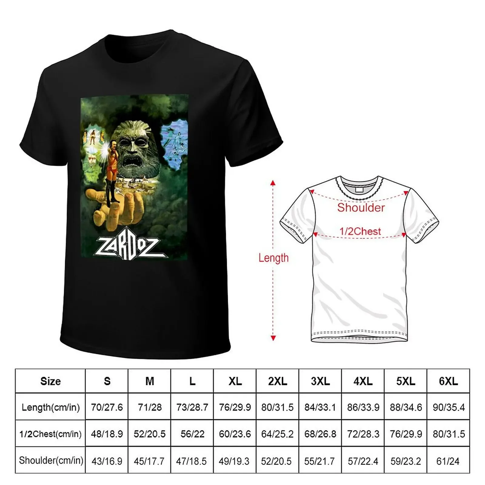 Zardoz John Boorman vintage T-Shirt custom shirt sweat boys whites mens t shirts pack