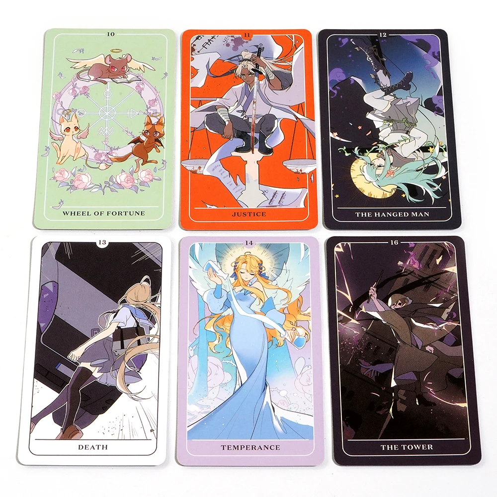 78 Cards Anime Tarot Deck Explore The Archetypes Symbolism And Magic In Anime Modern Anime Characters And Symbols Classic Symbol