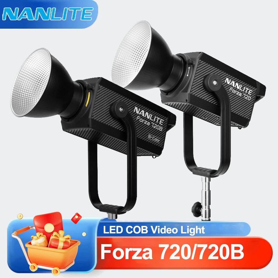 

Профессиональный световой прибор Nanlite Forza 720/720b для фото- и видеосъемки, прямых трансляций и студийной фотографии
