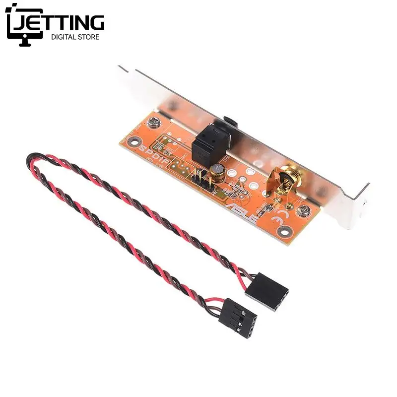 SPDIF Optical and RCA Out Plate Cable Bracket for PC Motherboard