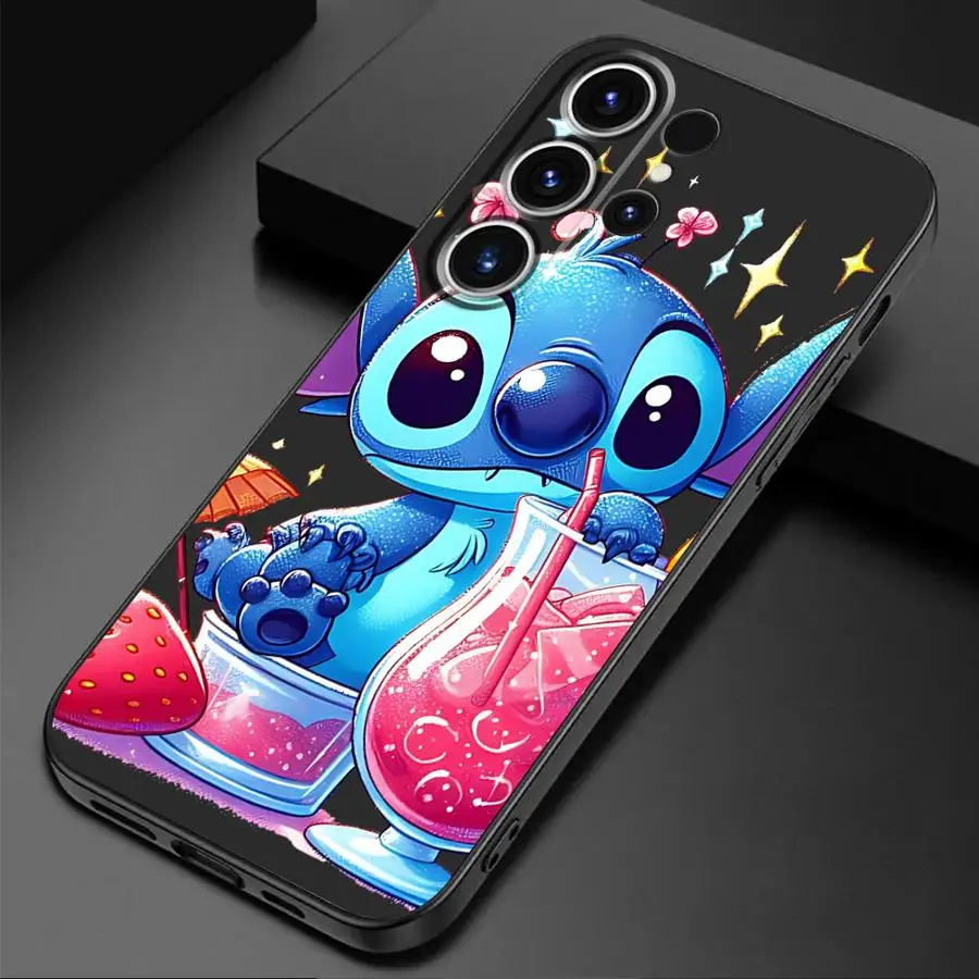 Cartoon Cute Stitch Phone Case for S21 S23 S22 S24 Plus S21 S22 S23 S24 Ultra S21 S23 S20 FE Matte