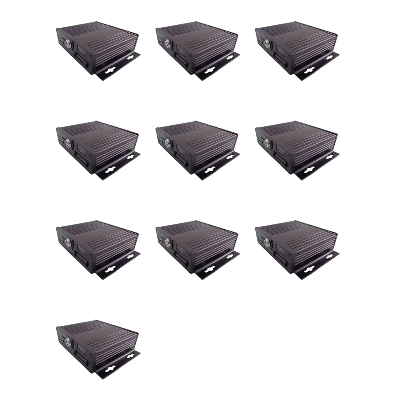 10X 4CH MDVR Loop Recording Support 512GB Storage for Single SD Card Mobile DVR for Bus Truck