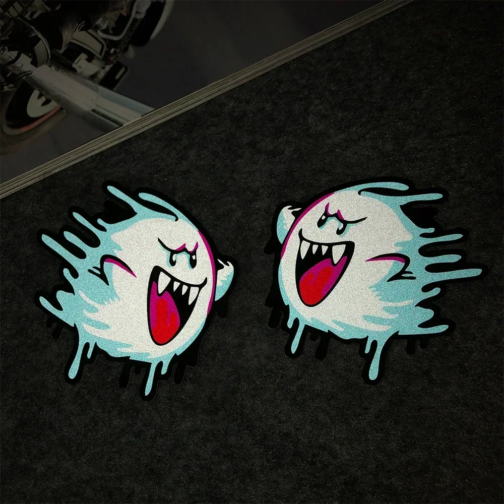 Halloween Themed Ghost Reflective Stickers for Car, Motorcycle and Scooter Decoration