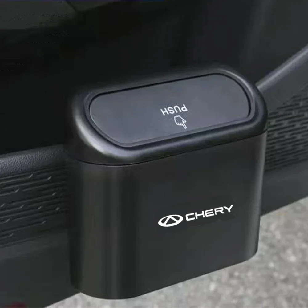 For Chery Tiggo 2 3 4 5 Jaecoo 7 8 Pro Arrizo A1 A3 T11 5X OMODA 1PC Car Hanging Trash Bin Storage Box Auto Accessories