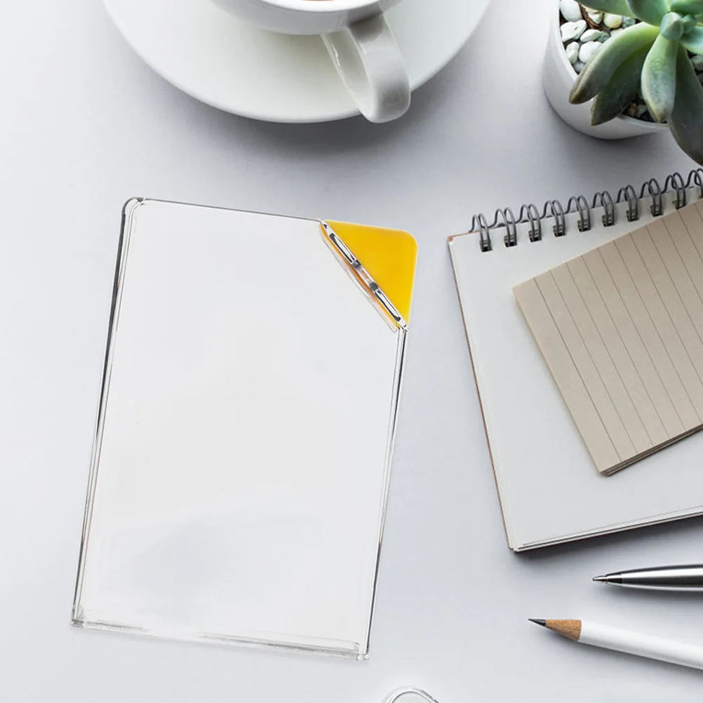 2 قطعة زجاجة مياه بلاستيكية مسطحة رفيعة قارورة سفر إبداعية مانعة للتسرب غطاء مثلث فريد محمول زجاجة محفظة خارجية #1