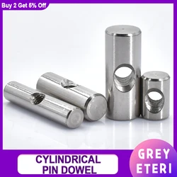 Cross Hole Barrel Nut 304 Stainless Steel Bolts Cylindrical Pin Dowel Hammer Embedded Nut for Wood Furniture Accessories M4 M5M6