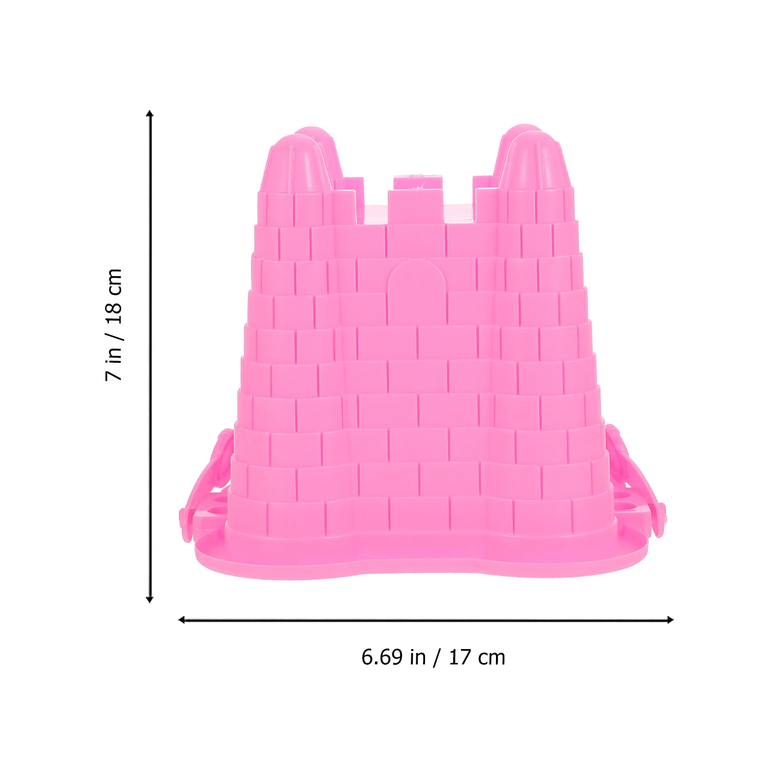Cubo de cubo de castillo de arena para niños, molde de construcción de plástico creativo para playa, cubos pequeños, moldes de castillo de arena