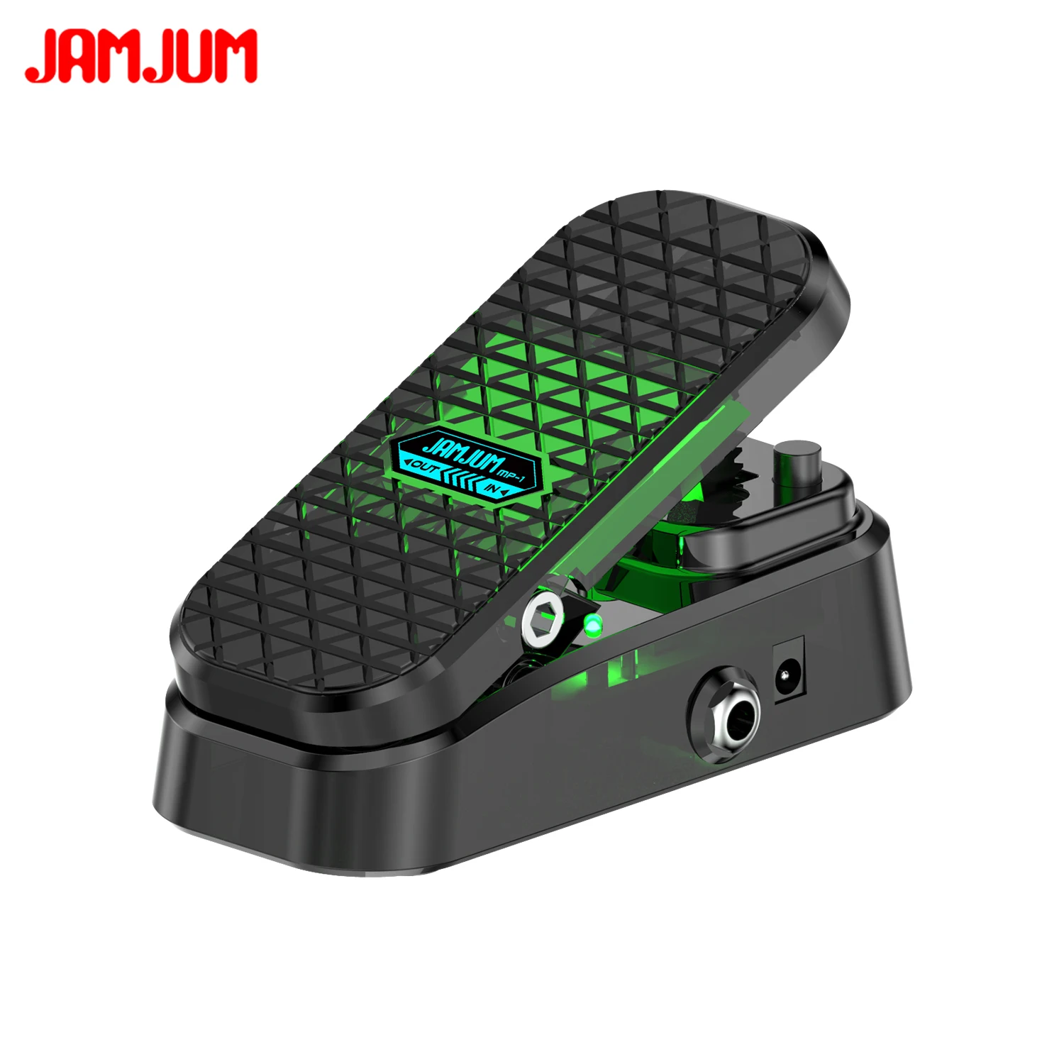 Pedal de volumen Wah con diapositiva silenciosa, diseño antideslizante y no requiere energía para efectos de amplificador de guitarra