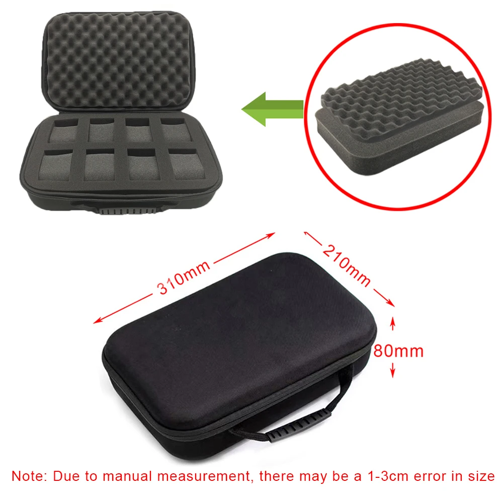 Gereedschapskoffer 41X26X9.5Cm Diy Foam Opbergzakken Waterdichte Elektrische Hardware Tas Voor Boorgereedschap Kit Visserij Haspel Box Organizer