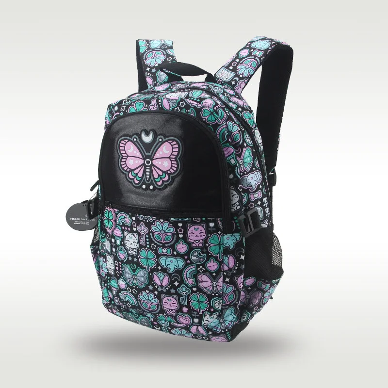 Australian Black Butterfly Backpack Student Backpack Large Capacity Storage Bag Cute Cartoon Girl Multi-purpose Backpack Gifts view 5