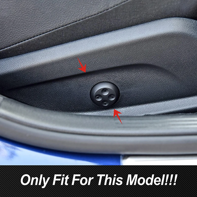 Seat Adjustment Panel Decoration Cover Trim For Mercedes Benz C E Class W205 W213 GLC X253 2015-2018 Car Styling Interior