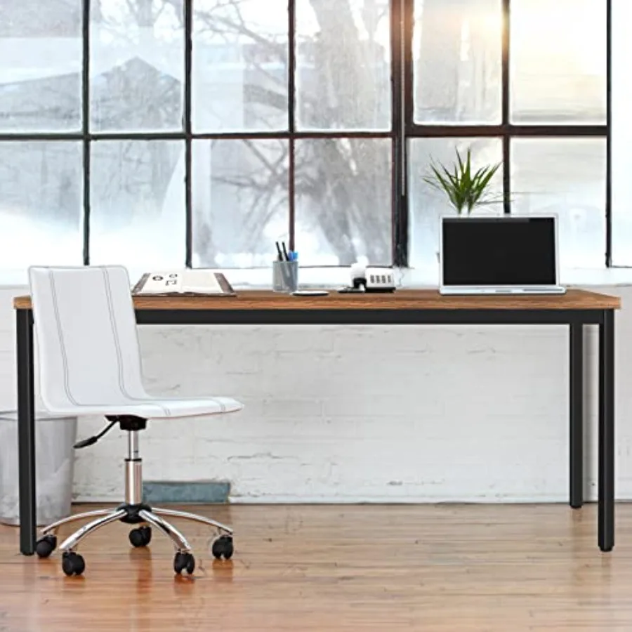 Bast Board Modern Simple Style Computer Desk Standing Table 30x59 Inches Large Office Desk Computer Table Study Writing Desk Wo