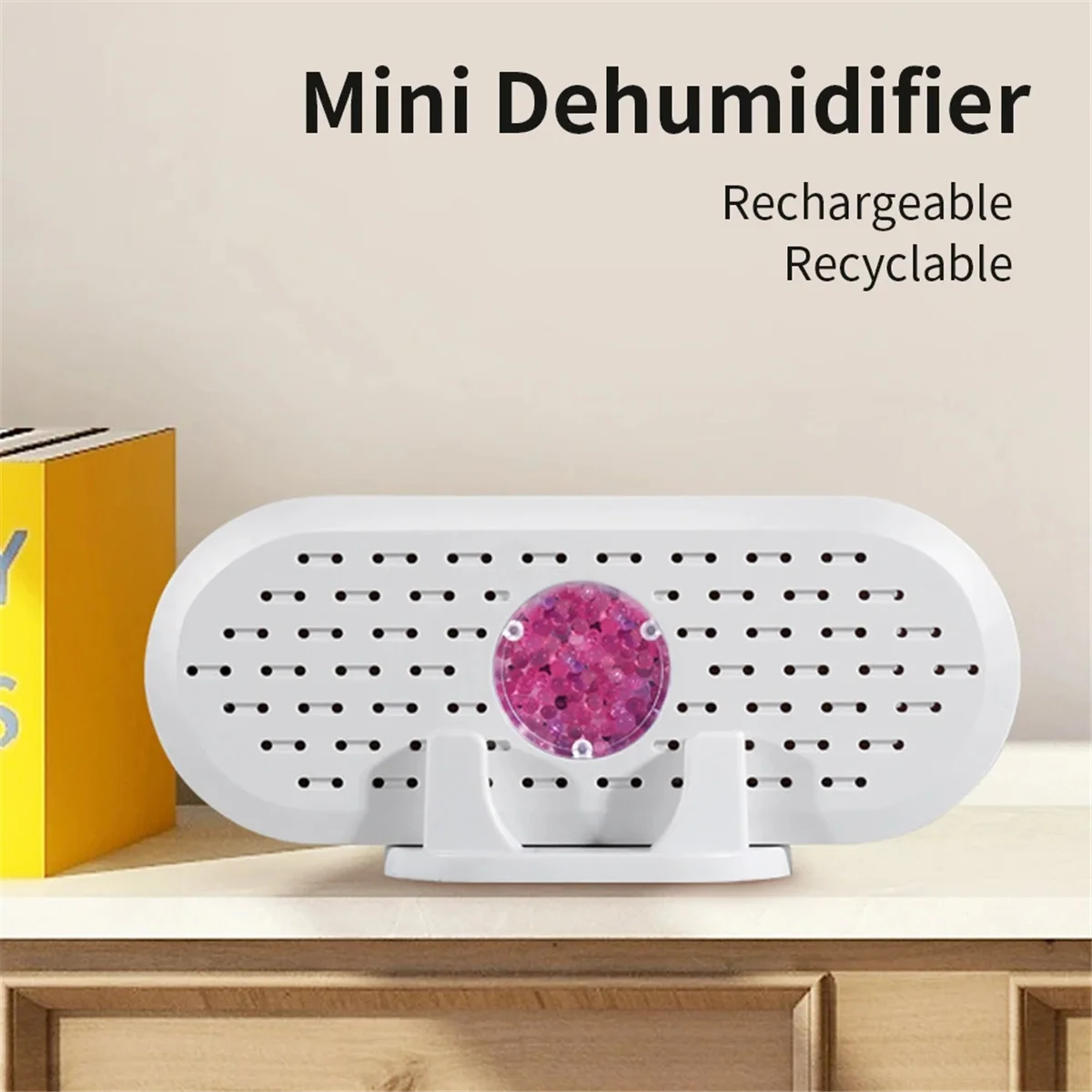 Electric Moisture Absorbing Machine Portable Dehumidifier Reusable Desiccant Moisture Absorber Dehumidifier for Bedroom