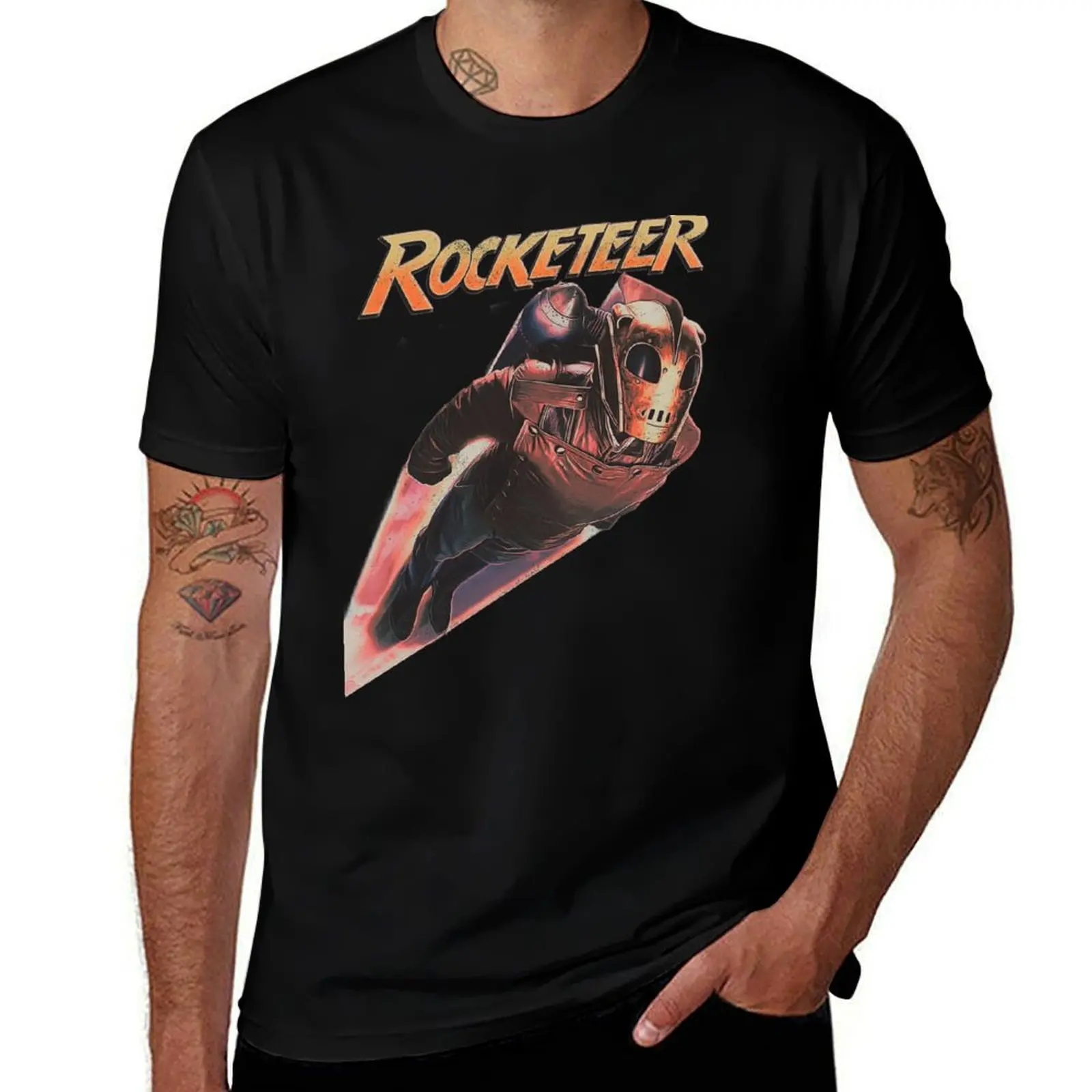 

The Rocketeer T-Shirt basketball graphic tees custom t-shirts man clothes shirts graphic tee men