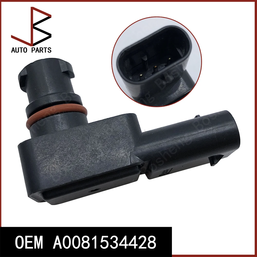 Intake Manifold Pressure Sensor for MERCEDES-BENZ C-CLASS Convertible (A205) C 16-23 OEM A0081534428 0906568 17SKV161 410590455