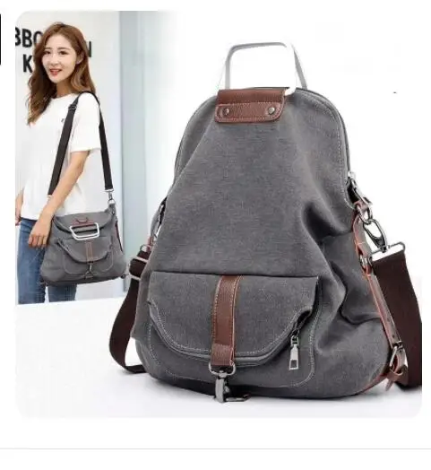 Women Handbags Female Canvas Bags Tote Multifunction Women Backpack Travel Bags Multifunction Women Backpacks Travel bags bolsas