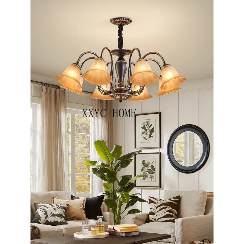 

Living Room Chandelier Country Style and Simple Whole House Dining Room Bedroom Retro Lamps