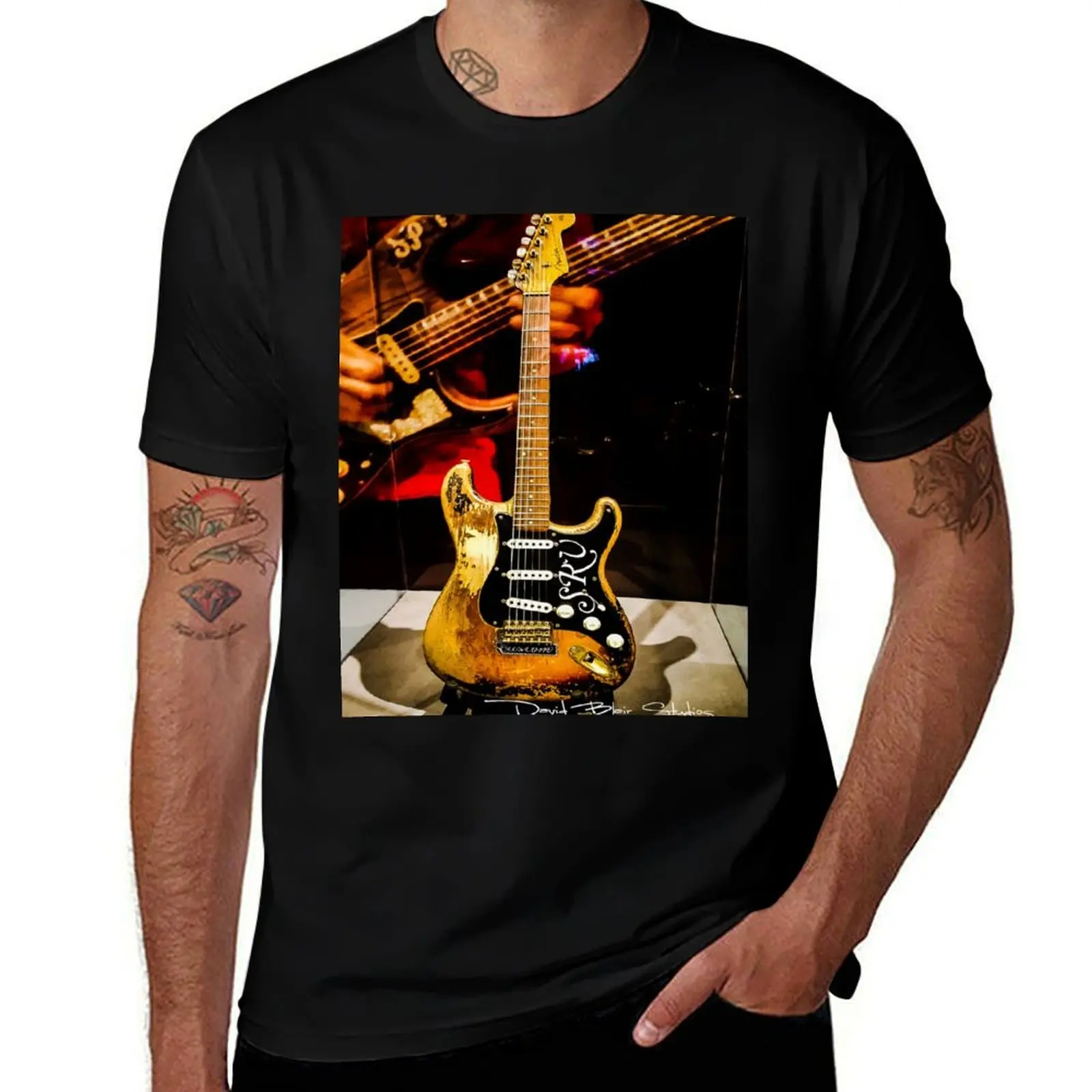 Stevie Ray Vaughan - Dedication T-Shirt Dry Fit Running Short Sleeve Top T-Shirt