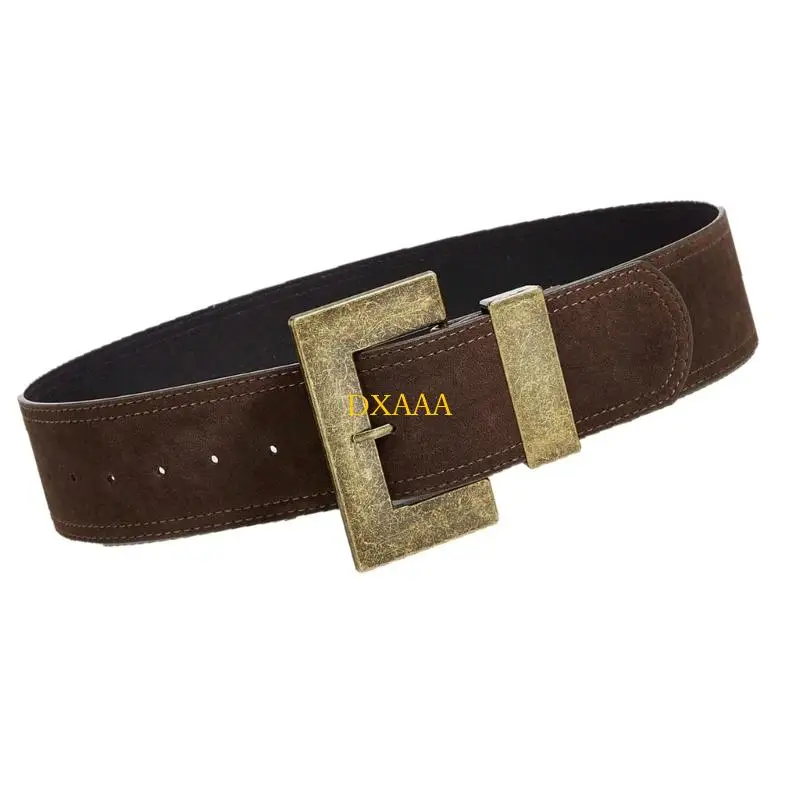 

DXAA Streetwear Ремень с шипами для мужчин и женщин Регулируемый ремешок из искусственной кожи в стиле панк
